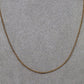 Pre-Owned 9ct Gold Mini Belcher Chain Necklace 16 Inch