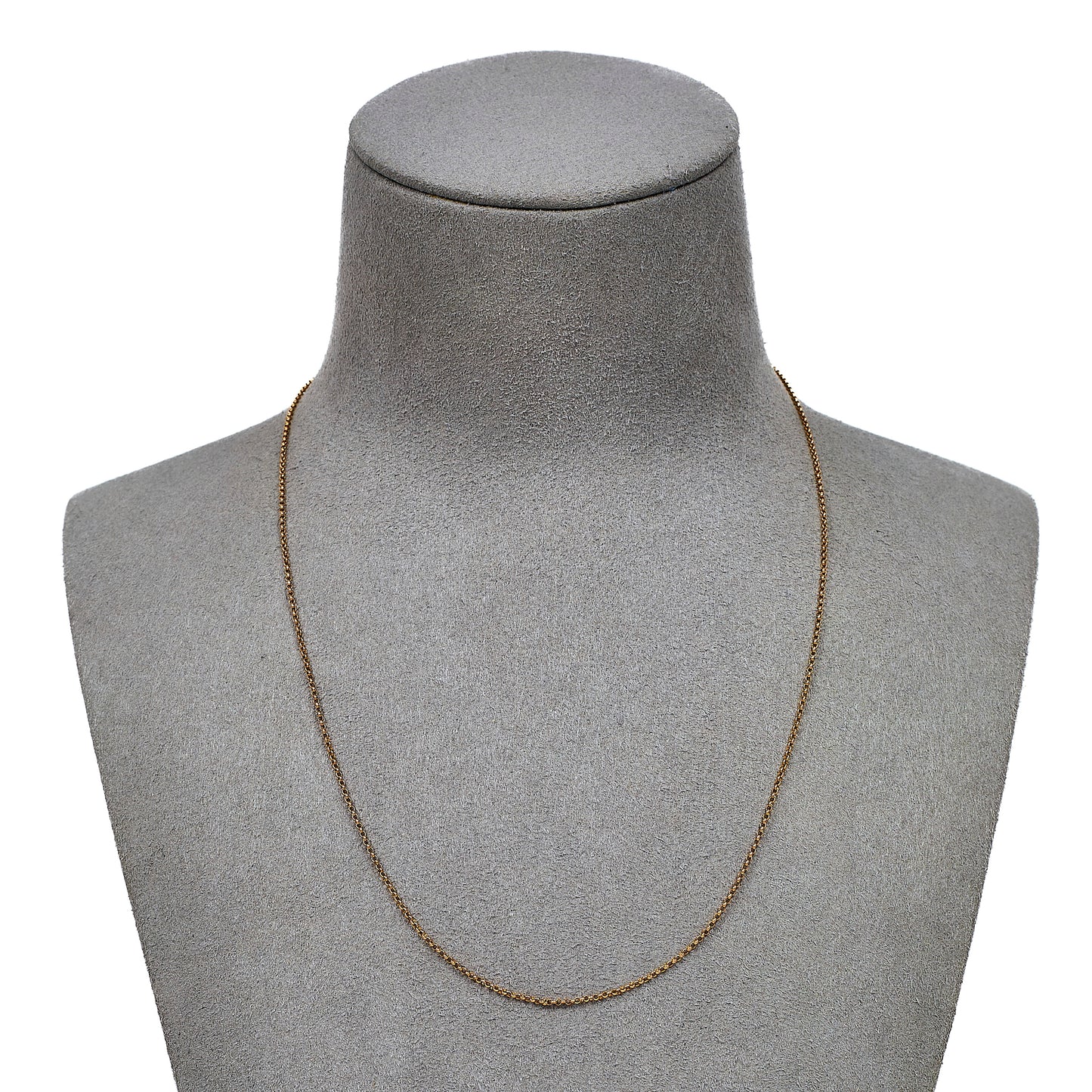Pre-Owned 9ct Gold Mini Belcher Chain Necklace 16 Inch