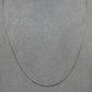 Pre-Owned 9ct White Gold Snake Chain Necklace 18 Inch