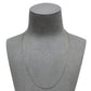 Pre-Owned 9ct White Gold Snake Chain Necklace 18 Inch