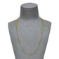 Pre-Owned 9ct Gold Square Foxtail Chain Necklace 20 Inch