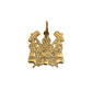 Pre-Owned 9ct Gold West Ham Castle & Hammers Pendant