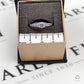 Pre-Owned 9ct White Gold CZ Dress Ring Size S