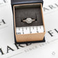 Pre-Owned 9ct White Gold Square Diamond Cluster Ring Size L