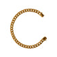 Pre-Owned 18ct Gold Curb Chain Bracelet 8 Inch