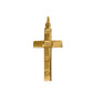 Pre-Owned 9ct Gold Ingot Design Cross Pendant