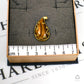 Pre-Owned 9ct Gold Tear Drop Tigers Eye Pendant
