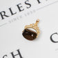 Pre-Owned 9ct Gold Smokey Quartz Spinner Fob