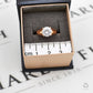 Pre-Owned 14ct Rose Gold CZ Ring Size M