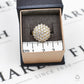 Pre-Owned 14ct CZ Gold Cluster Ring Size M