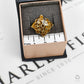Pre-Owned 9ct Gold Rhombus Shape Tigers Eye Ring Size N