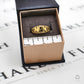 Pre-Owned 9ct Gold NAN Cherish Ring Size M.5