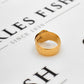 Pre-Owned 9ct Gold Buckle Ring Size S