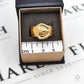 Pre-Owned 9ct Gold Buckle Ring Size S