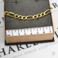 Pre-Owned 9ct Gold Figaro Chain Bracelet 9.5 Inch