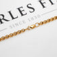 Pre-Owned 9ct Gold Belcher Chain Necklace 23 Inch