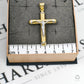 Pre-Owned 14ct Gold 2 Tone Crucifix Pendant