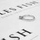 Pre-Owned 18ct White Gold Diamond Solitaire Ring Size K