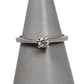 Pre-Owned 18ct White Gold Diamond Solitaire Ring Size K