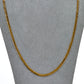Pre-Owned 18ct Gold Curb Chain Necklace 24 Inch