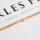 Pre-Owned 18ct Gold Curb Chain Necklace 24 Inch