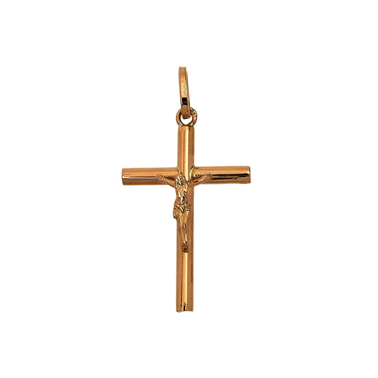 Pre-Owned 18ct Gold Crucifix Pendant