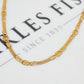 Pre-Owned 18ct Gold Double Curb Anchor Chain Necklace 20 Inch