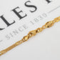 Pre-Owned 18ct Gold Double Curb Anchor Chain Necklace 20 Inch