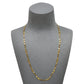 Pre-Owned 18ct Gold Double Curb Anchor Chain Necklace 20 Inch