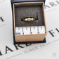 Pre-Owned 9ct Gold 3 Rubover Diamond Ring Size L