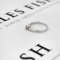 Pre-Owned 9ct White Gold Diamond Ring Size M.5