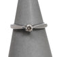 Pre-Owned 9ct White Gold Diamond Ring Size M.5