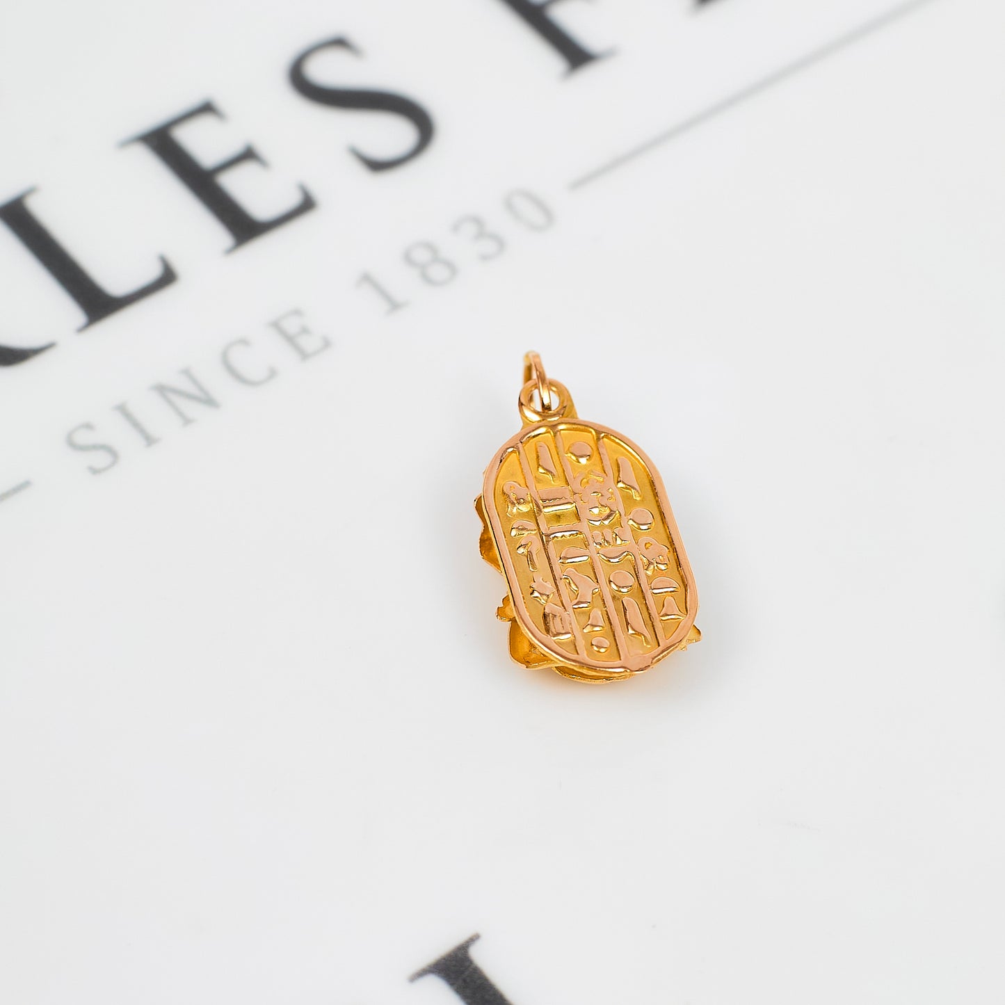 Pre-Owned 18ct Gold Scarab Pendant