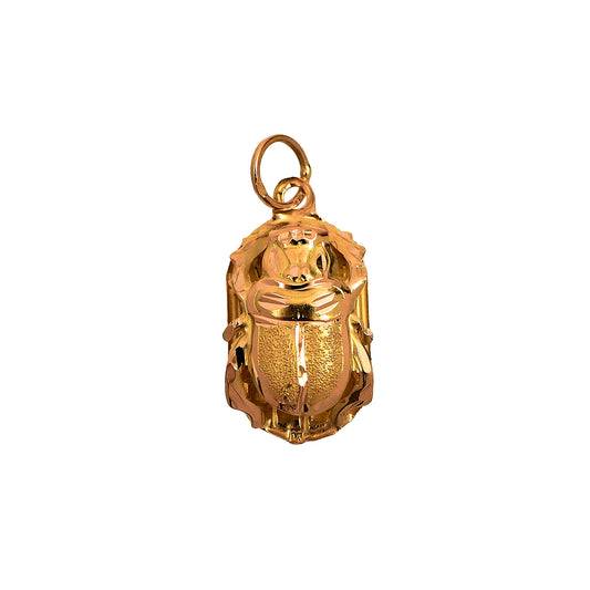 Pre-Owned 18ct Gold Scarab Pendant