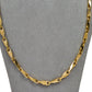 Pre-Owned 9ct Gold Tulip Link Pattern Polish Necklace