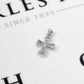 Pre-Owned 18ct White Gold CZ Cross Pendant