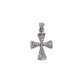 Pre-Owned 18ct White Gold CZ Cross Pendant