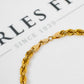 Pre-Owned 14ct Gold Rope Chain Necklace 24 Inch
