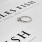 Pre-Owned 9ct White Gold Illusion Set Diamond Ring Size N