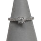 Pre-Owned 9ct White Gold Illusion Set Diamond Ring Size N