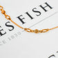 Pre-Owned 18ct Gold Knot Anchor Link Chain Bracelet 7.5 Inch