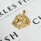 Pre-Owned 9ct Gold Horse Head Pendant