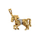Pre-Owned 9ct Gold CZ Horse Pendant
