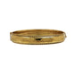 Pre-Owned 9ct Gold Patterned Hinged Bangle