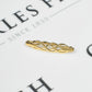 Pre-Owned 9ct Gold Plait Brooch