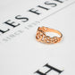 Pre-Owned 9ct Rose Gold Celtic Knot Ring Size P