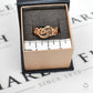 Pre-Owned 9ct Rose Gold Celtic Knot Ring Size P