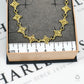 Pre-Owned 9ct Gold Sapphire Knot Bracelet 7 Inch