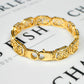 Pre-Owned 9ct Gold Celtic Knot Bracelet 7.5 Inch