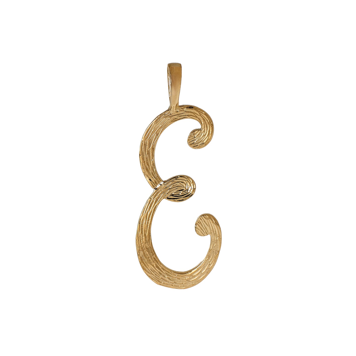 Pre-Owned 9ct Gold Letter E initial Pendant